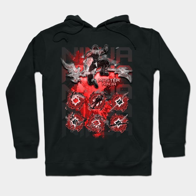 Ninja Gaiden Master ninja Hoodie by syanart